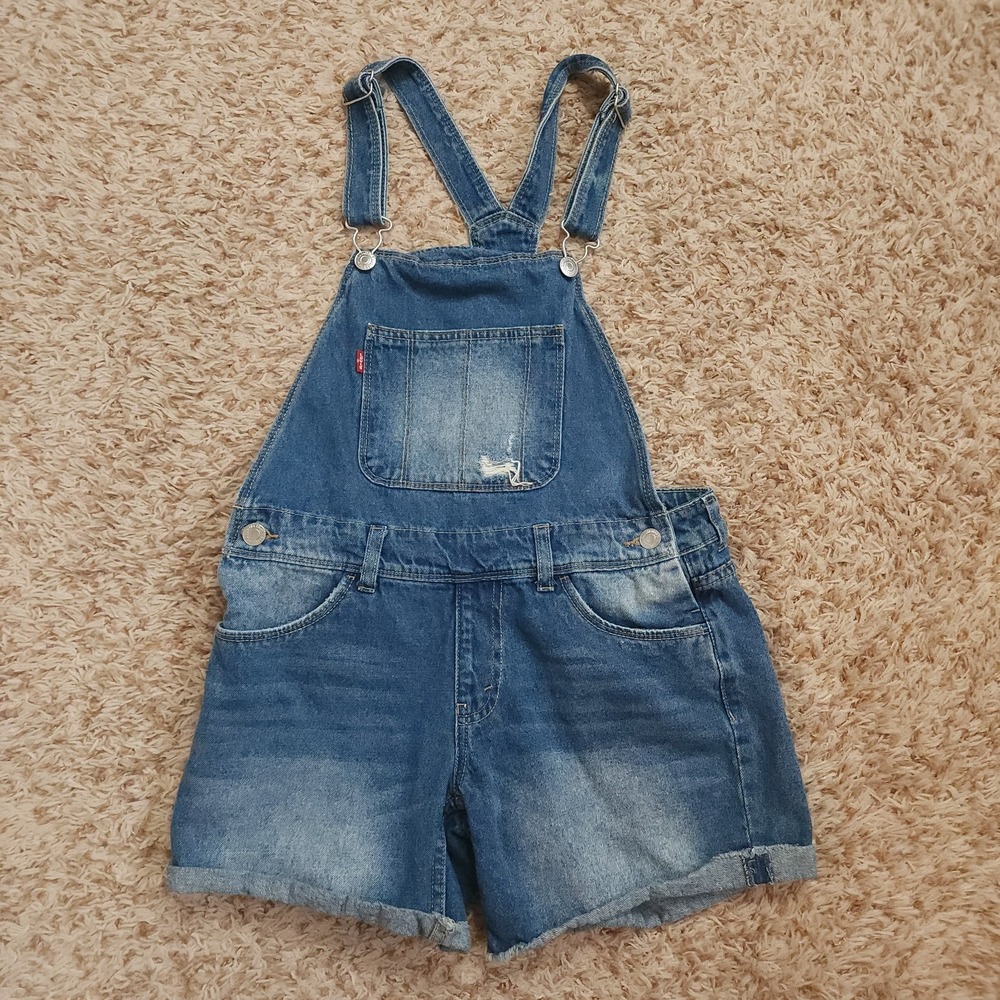 Levi's Overalls Shortall Girls 14 Reg‎
